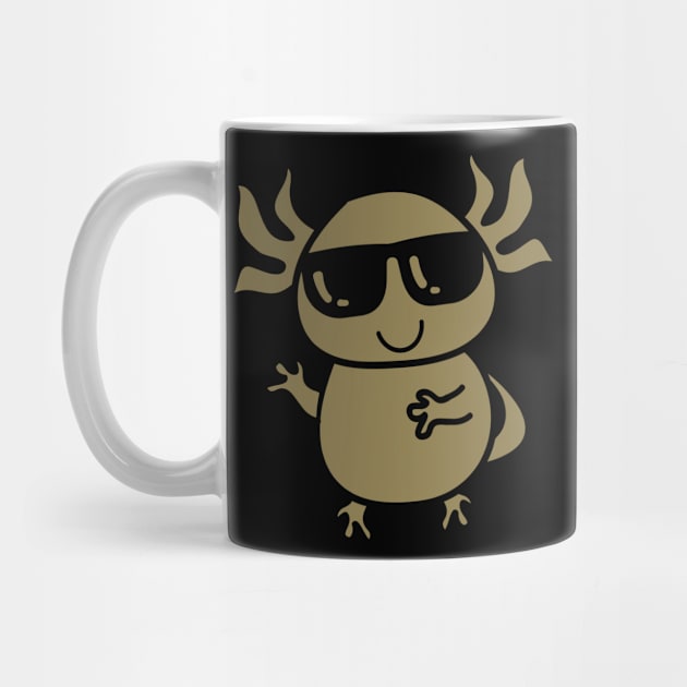 axolotl design by HBfunshirts